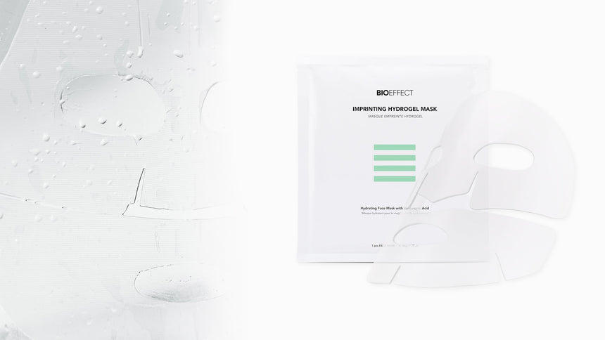 The Mór Card BIOEFFECT hydrating sheet mask