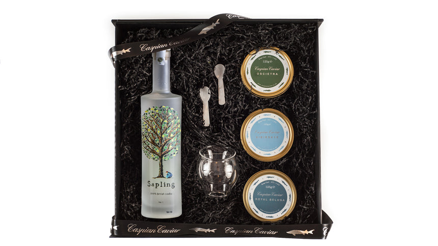 Caviar Trio Gift Set by Caspian Caviar