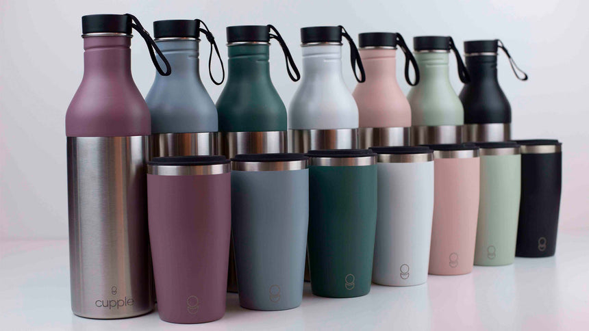 Reusable Bottle and Coffee Cup Bundles by Cupple