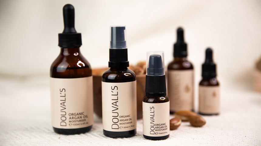 Organic Argan Oil Skincare by Douvall's