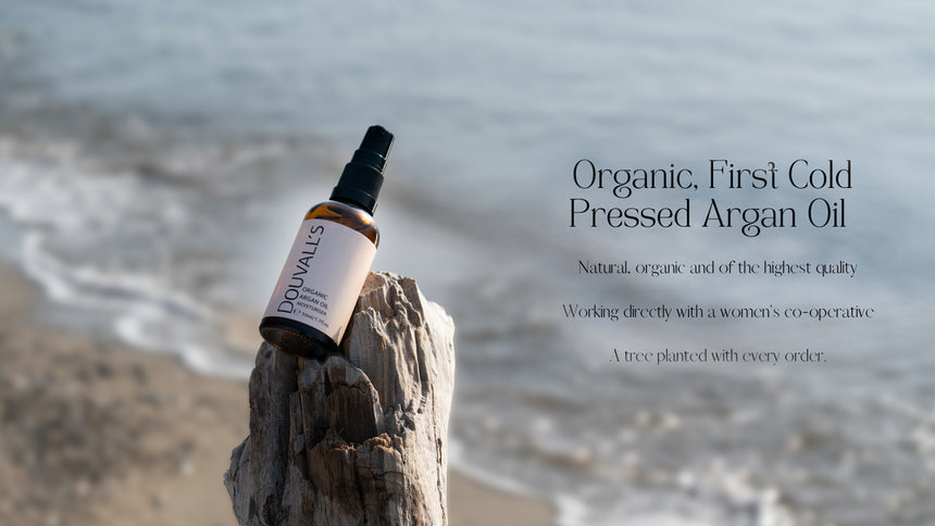 Organic Argan Oil Skincare by Douvall's