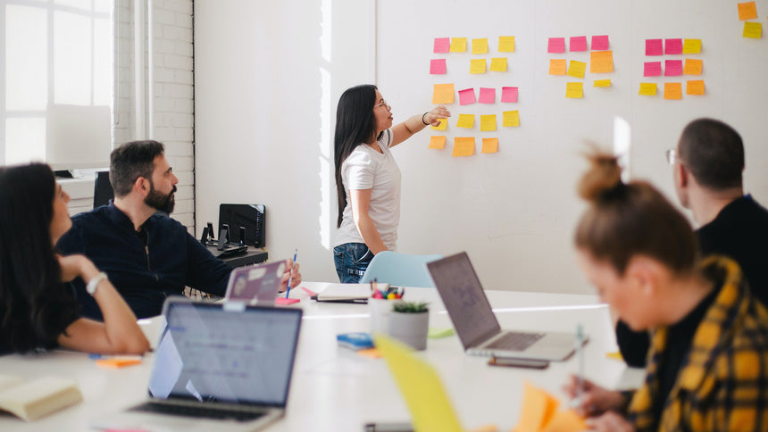The Mór Card Mindset coaching sessions by Geoff Nicholson a boardroom