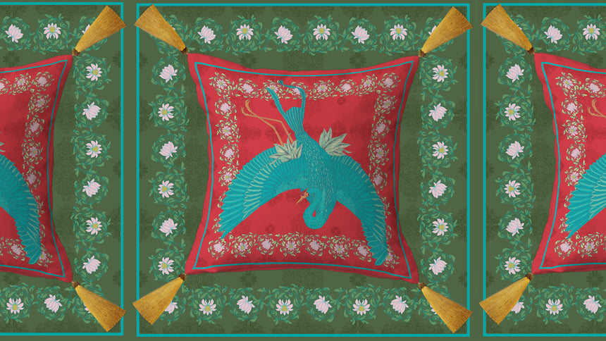 Hand-Designed Silks and Cushions by GuanAnAn