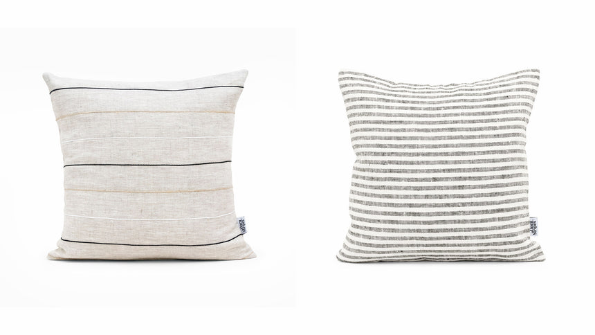 Cushion Covers and Luxury Linens by Linen and Stripes