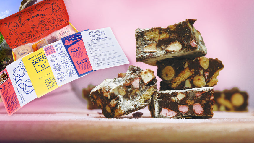 The Mór Card Little Box Bakery Roarrrsome Rocky Roads