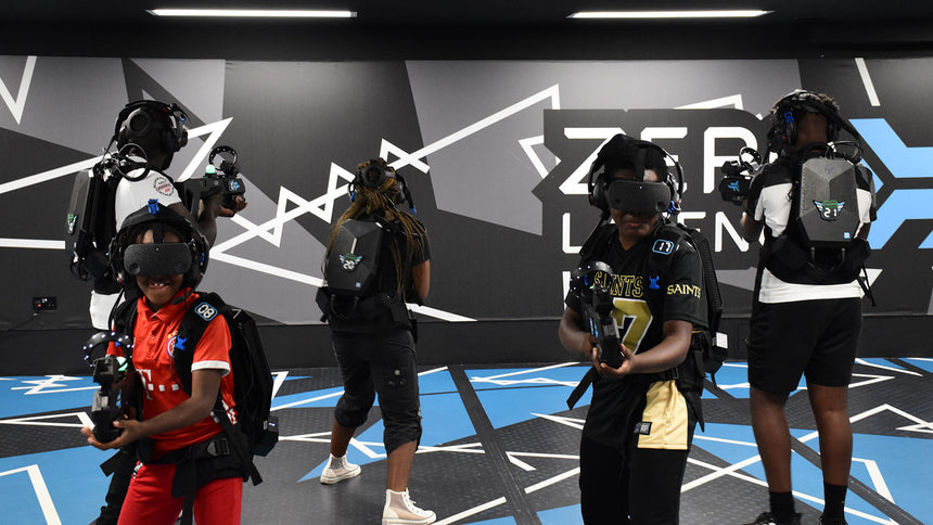 Arena Scale Free-Roam VR Experience by meetspaceVR