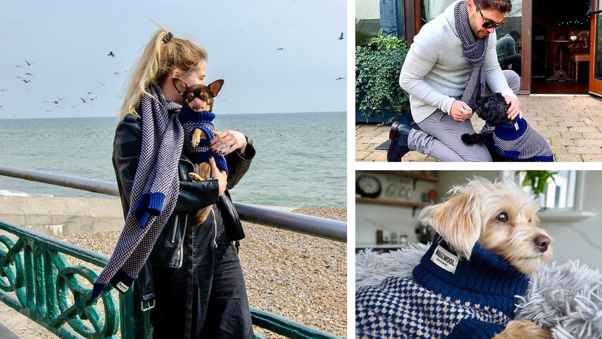 The Mór Card WAG&WOOL Monti jumper and scarf
