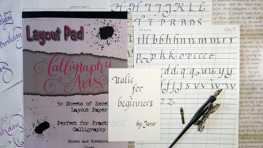 Italic Calligraphy Beginners Course for Two by Calligraphy Arts