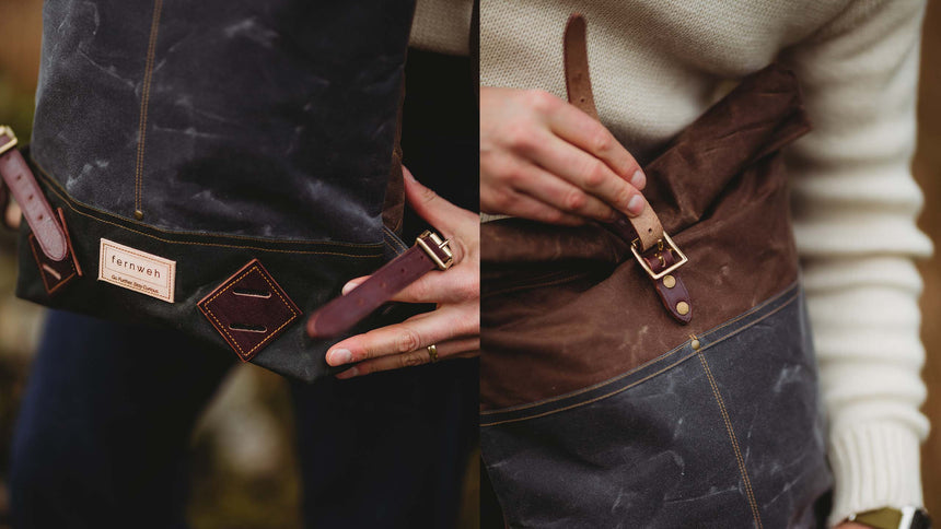 Waxed Canvas Bags by Fernweh
