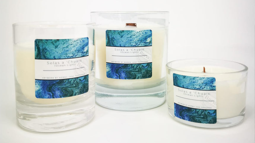 Small, Medium and Large Barra Candles